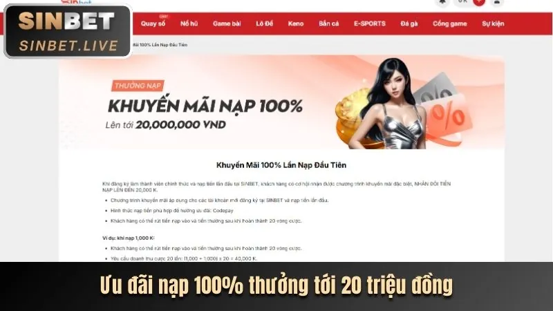 Bước 1: Truy cập trang chủ bet12 win